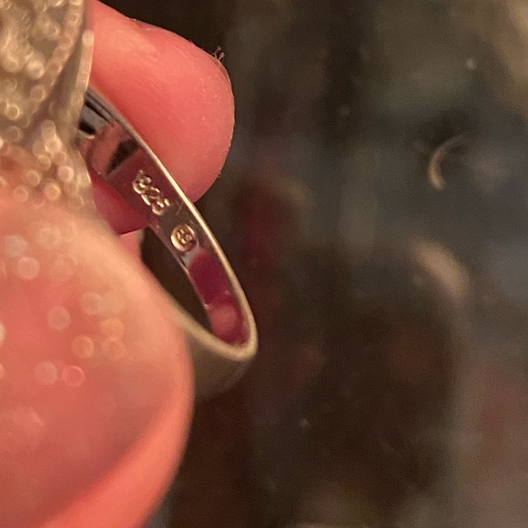 London Blue Topaz Ring, sz6, all real gems in this beautiful ring, - Picture 6 of 13